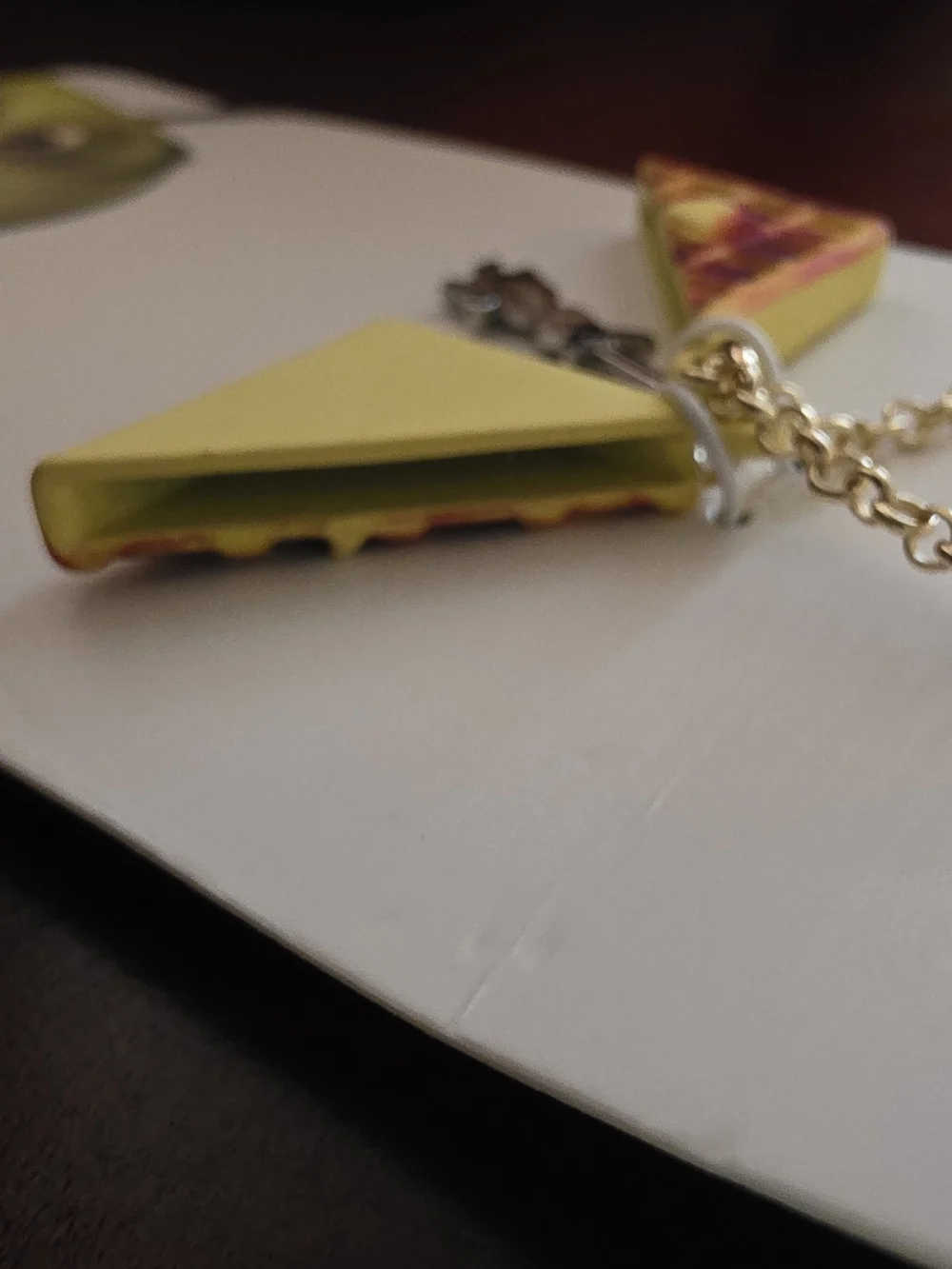 Bioworld Dreamworks Shrek Donkey Waffle  Necklace with Gold-tone Chain Charm